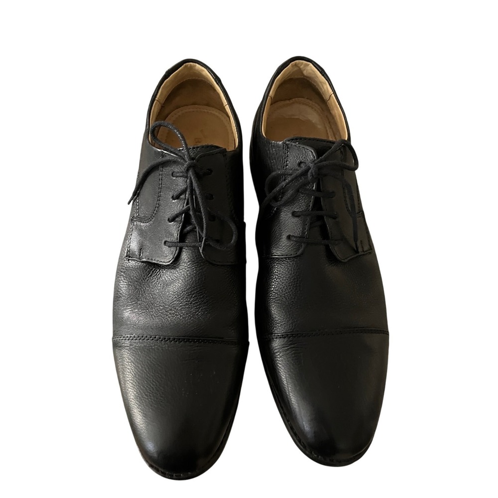 Dress Oxford Leather Cap Toe Shoes Black Belvedere Duke Men 13‎ Classic